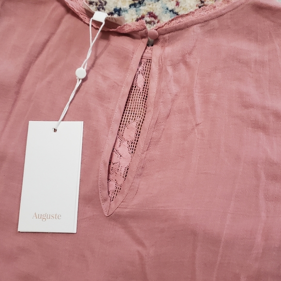 Auguste Elliott Midi Dress (No Slip) in Blush Size Small - Picture 10 of 15